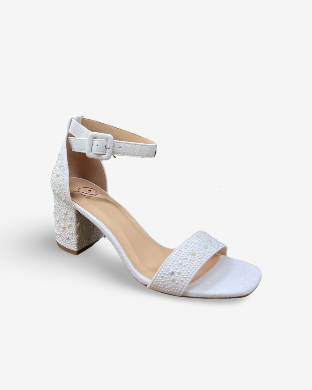 Delicious Crete Chunky Sparkly Heel