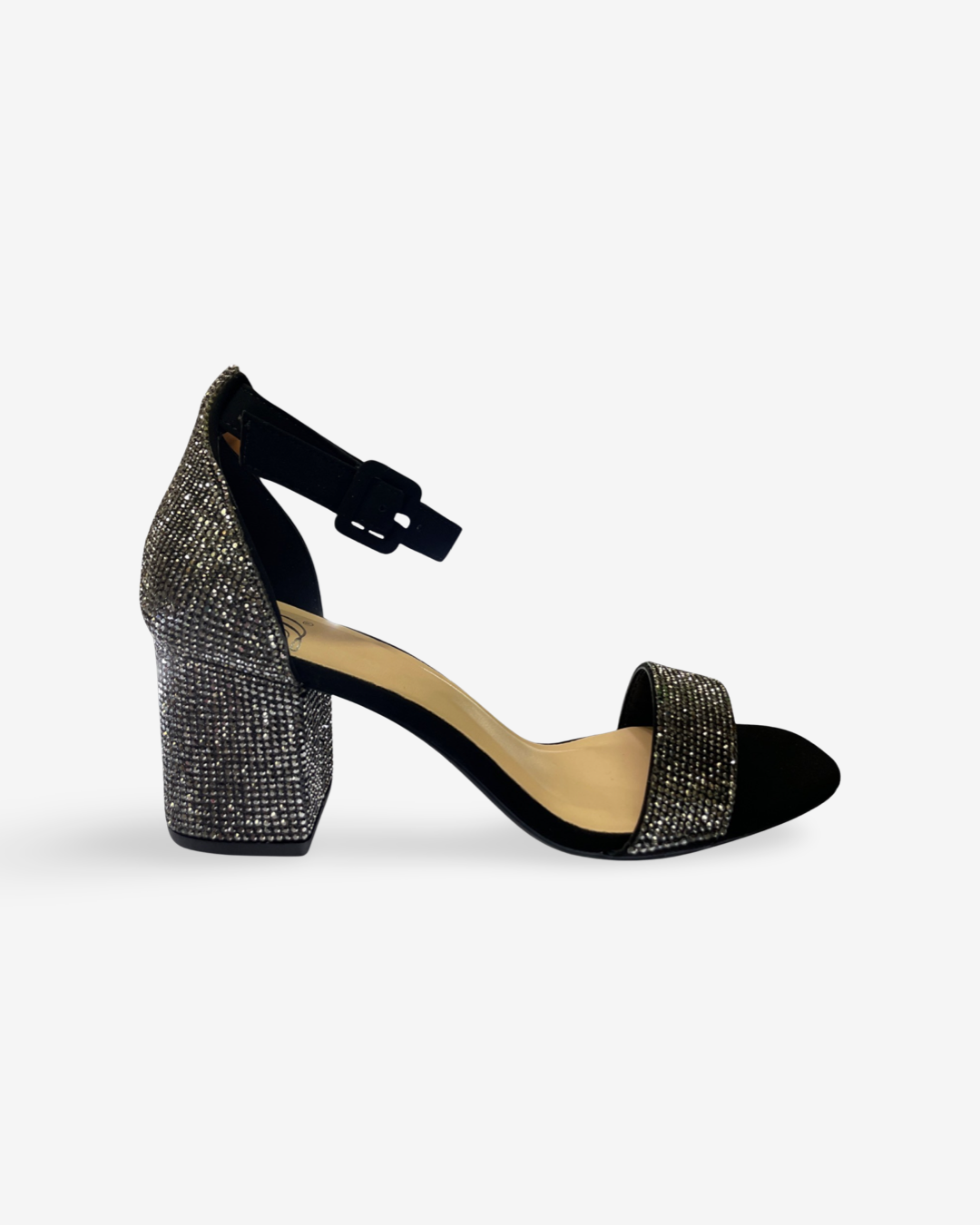 Delicious Crete Chunky Sparkly Heel
