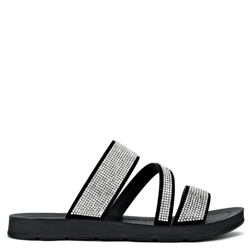 Soda Zeal Rhinestone Sandal
