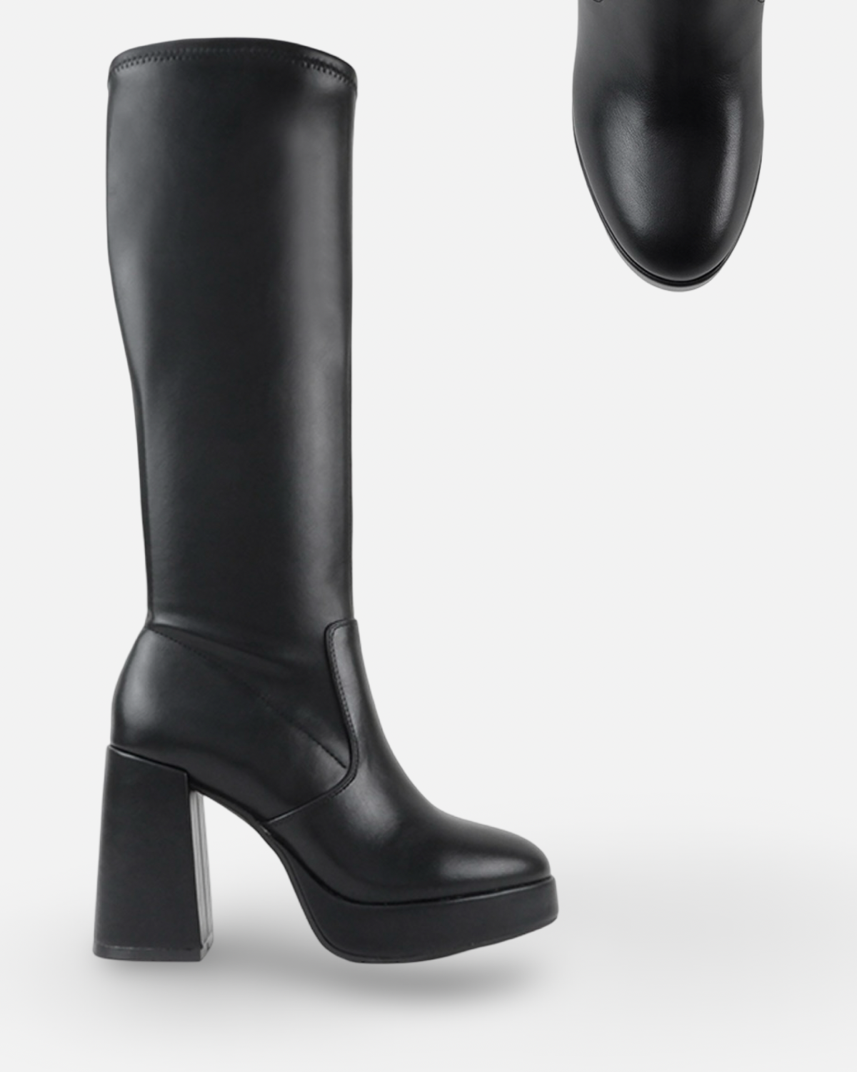 Soda Volt Platform knee High Boots