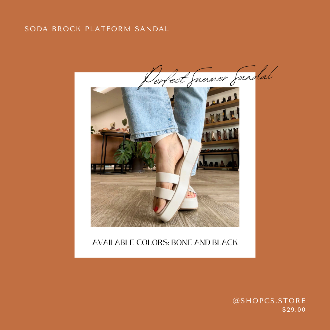 Soda Brock Platform Sandal