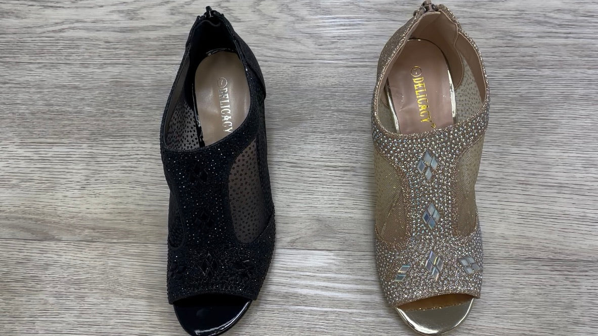 Delicacy Perform-67 Glitter Rhinestone Heel