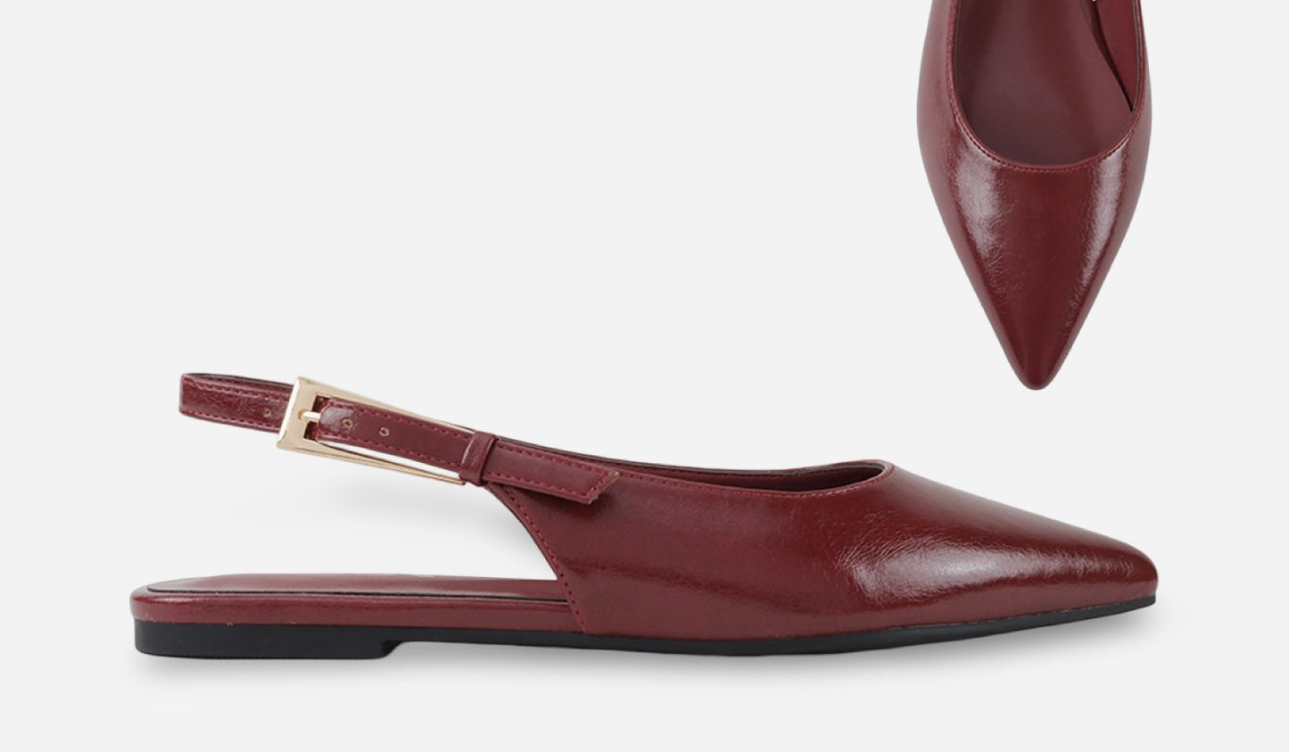 Soda Teo Pointed Toe Flat