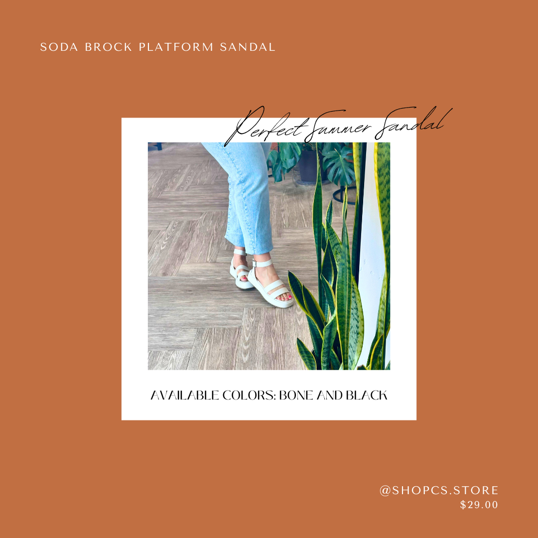 Soda Brock Platform Sandal