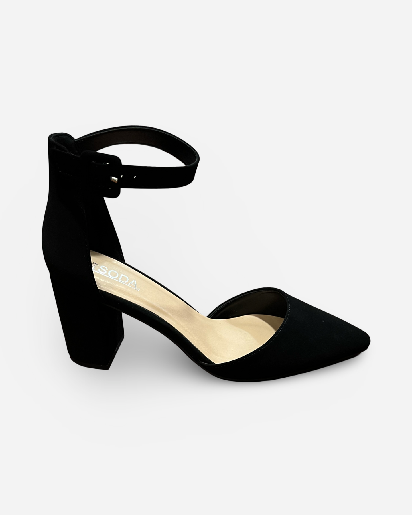 City Classified Ingrid Low Heel Pointed Toe Pumps