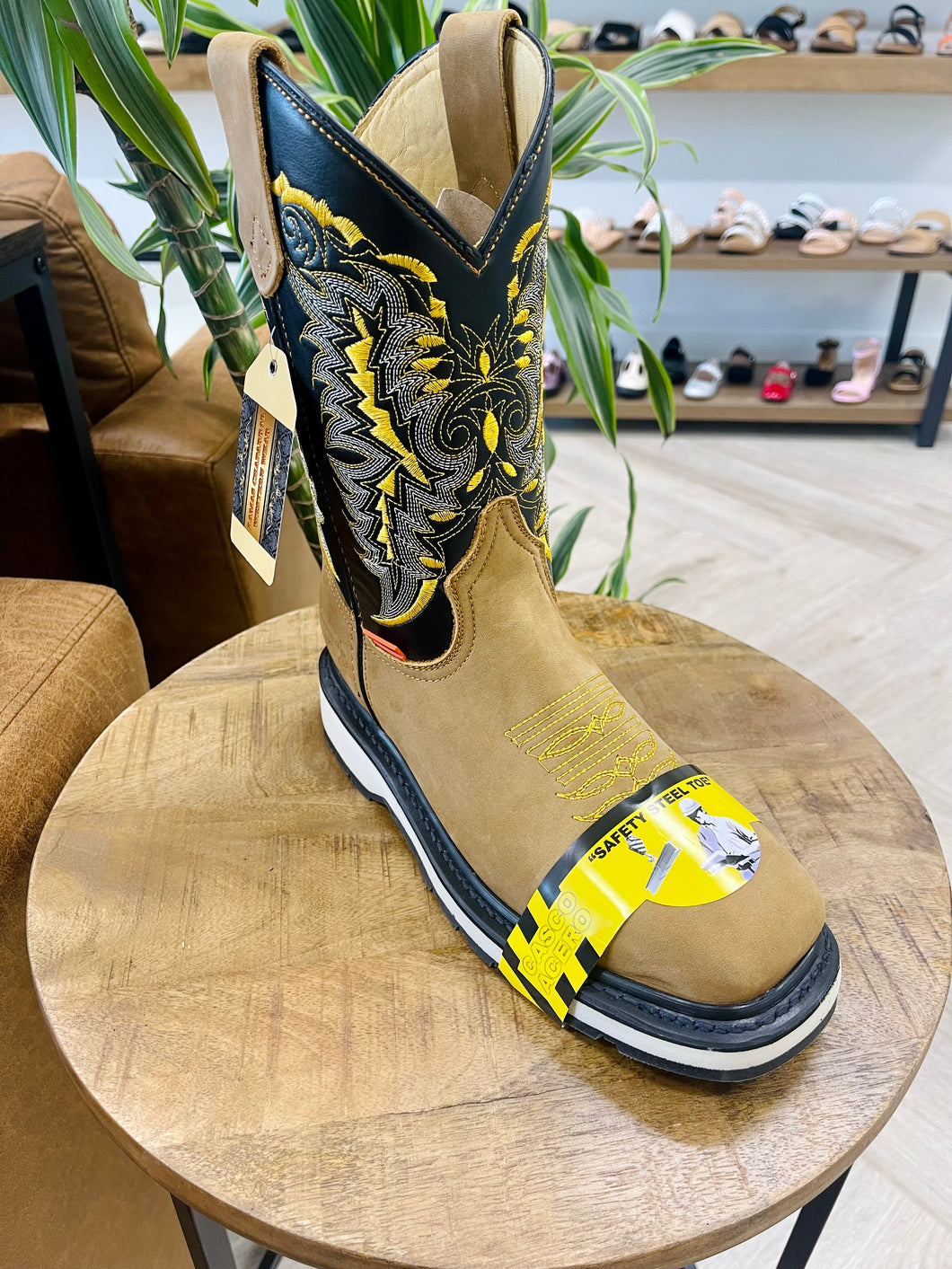 Chaparral 150-Casco “Steel Toe” Miel Boot