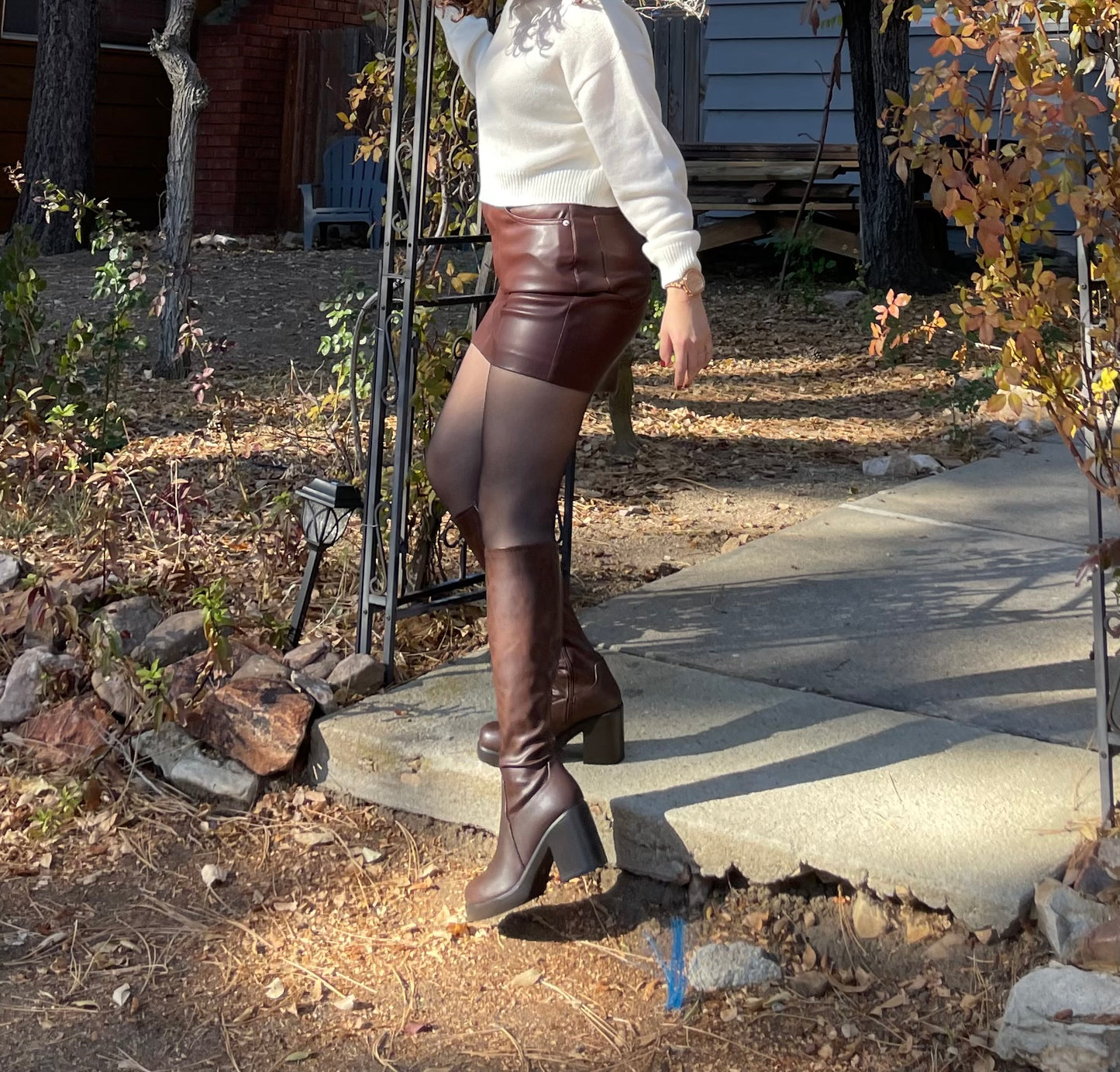 Soda Sonia Platform Knee High Boot