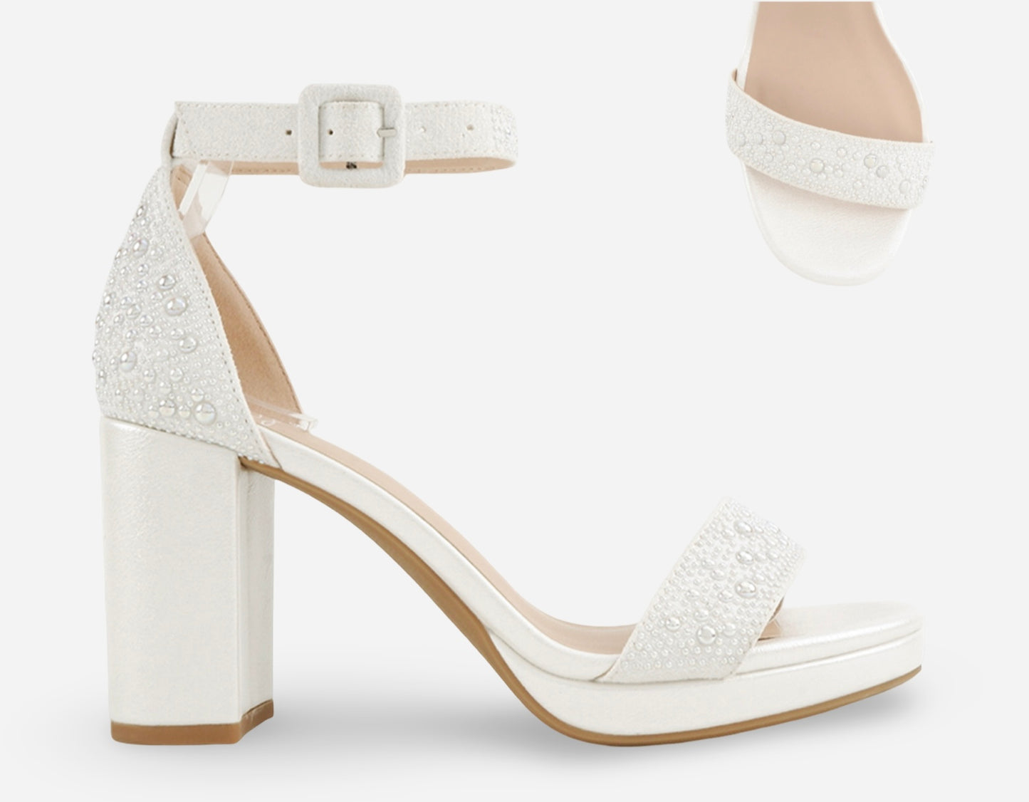 Delicious Hour Gem Platform Heel