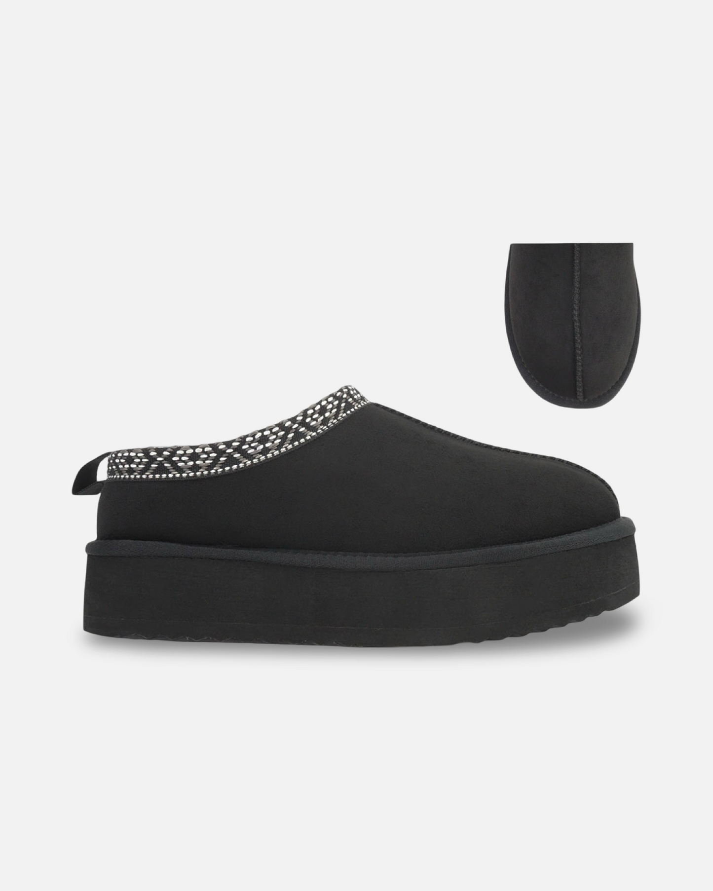 Soda Eagle Platform Clog Slipper