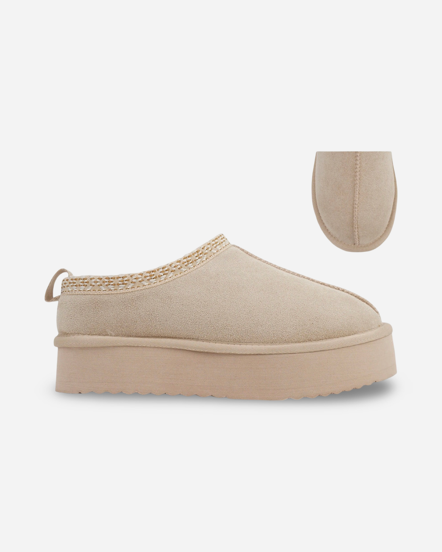 Soda Eagle Platform Clog Slipper