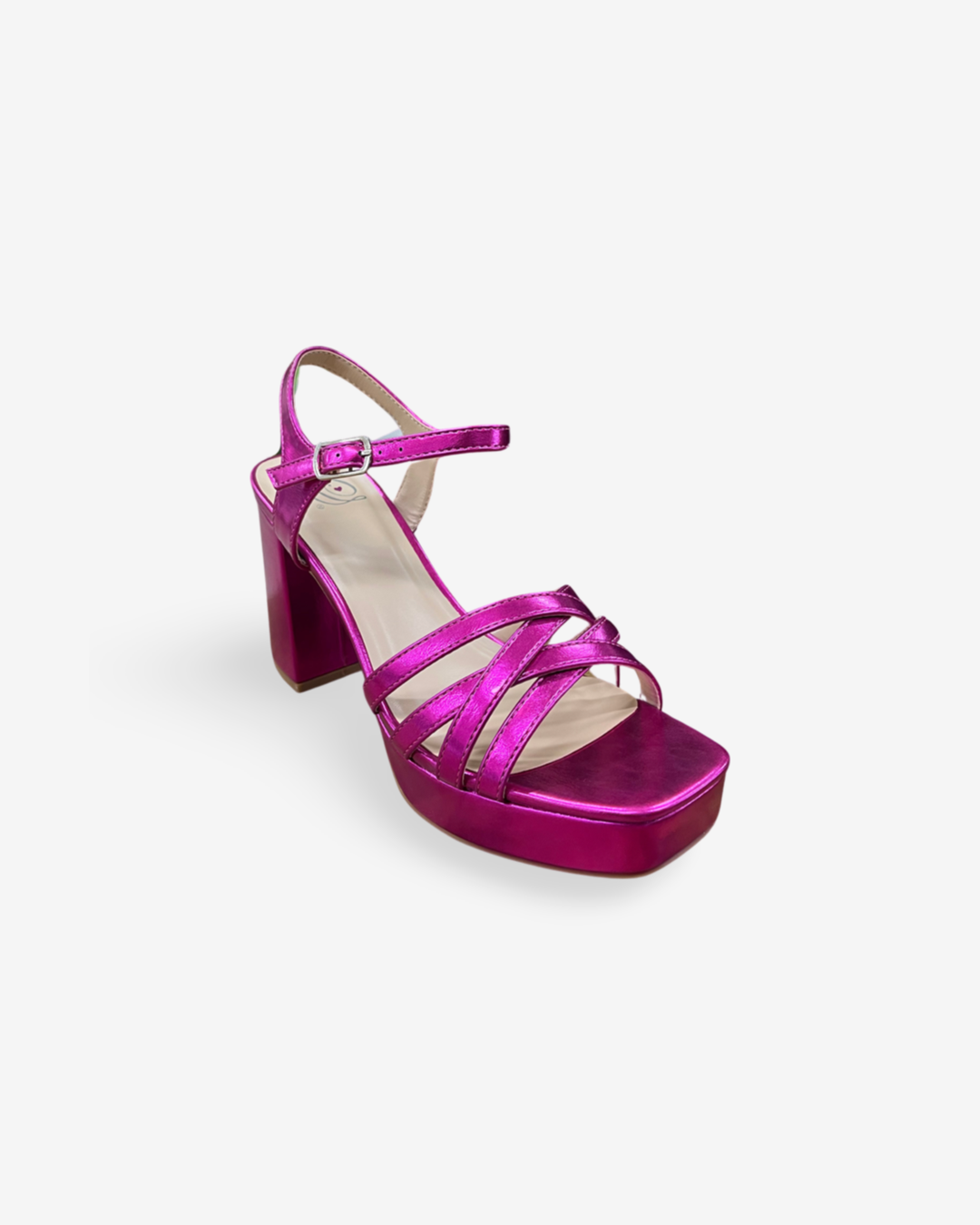Delicious Loona Metallic Platform Heel