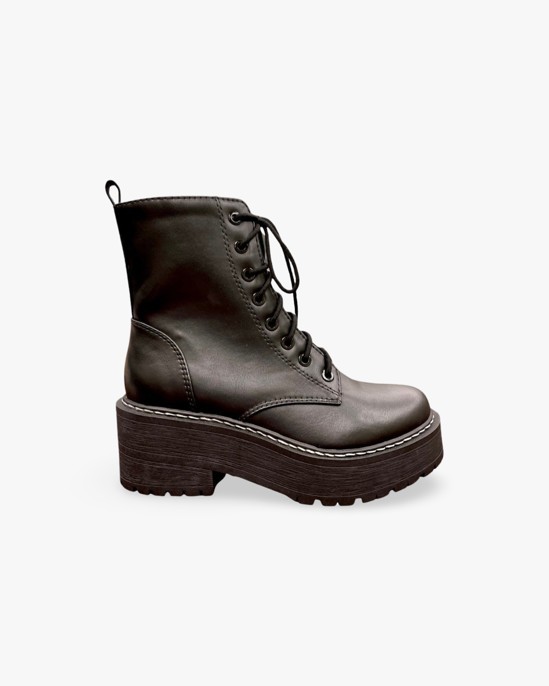 Soda Fling Platform Combat Boot