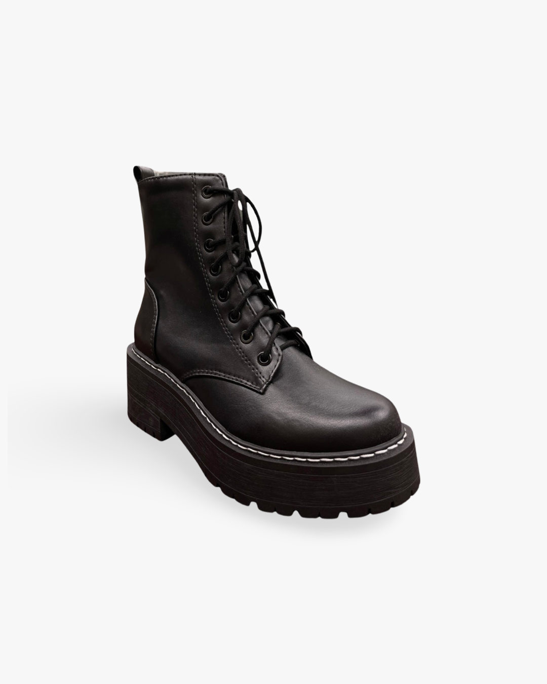 Soda Fling Platform Combat Boot