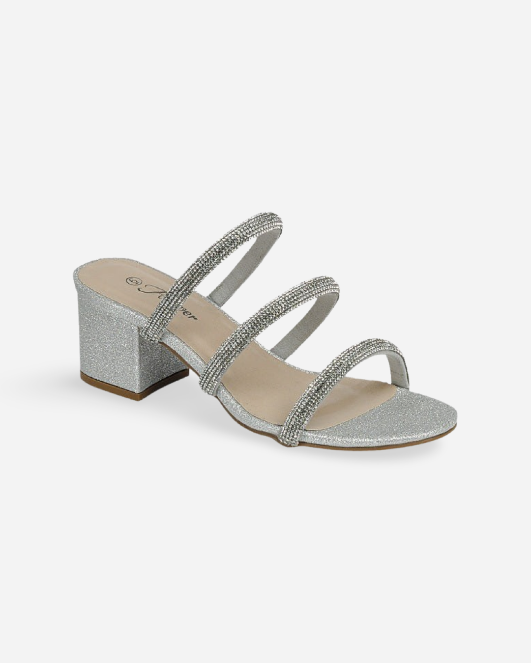 Forever Nataly Rhinestone Strapless Heel