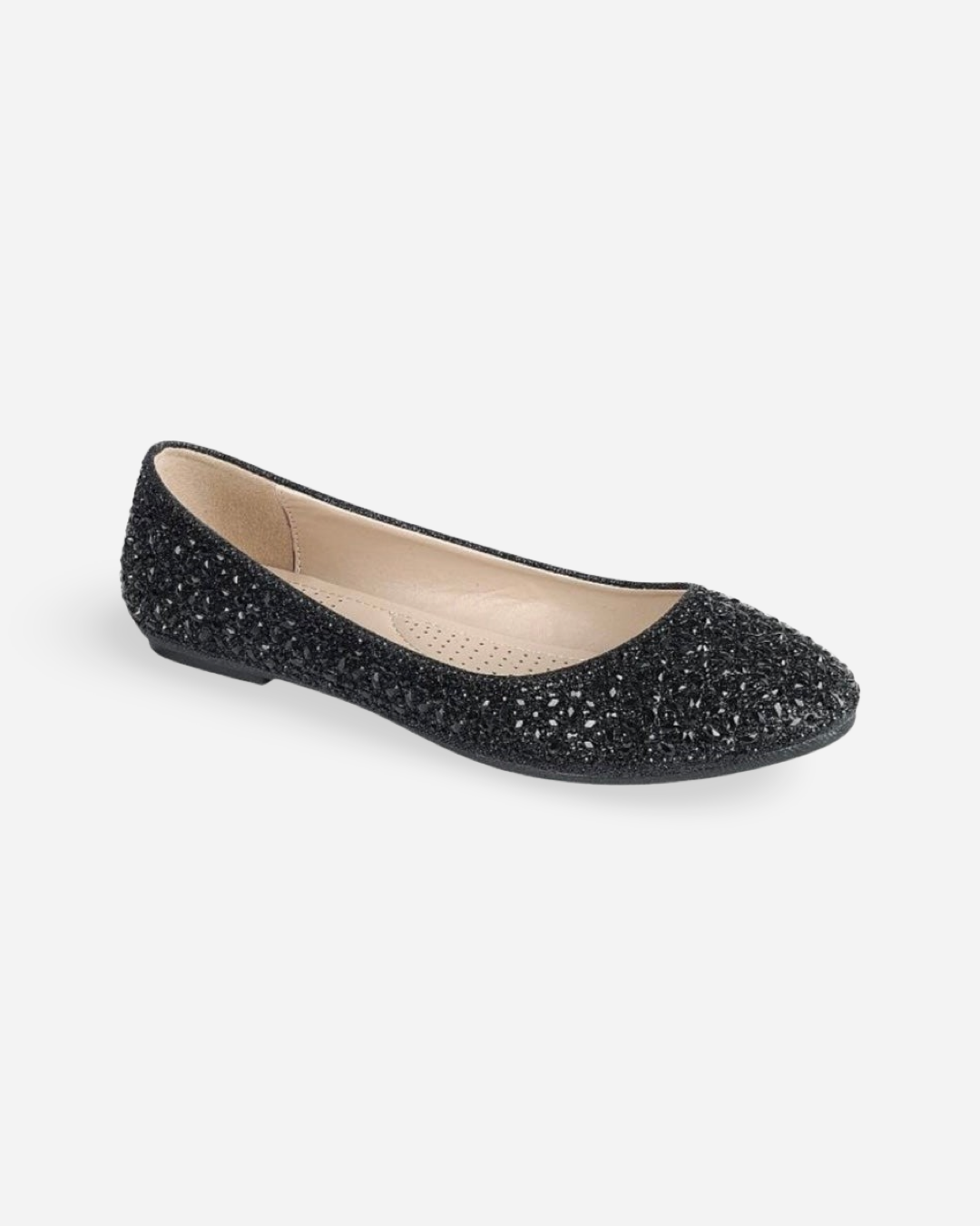 Forever Sabina Rhinestone Ballet Flats