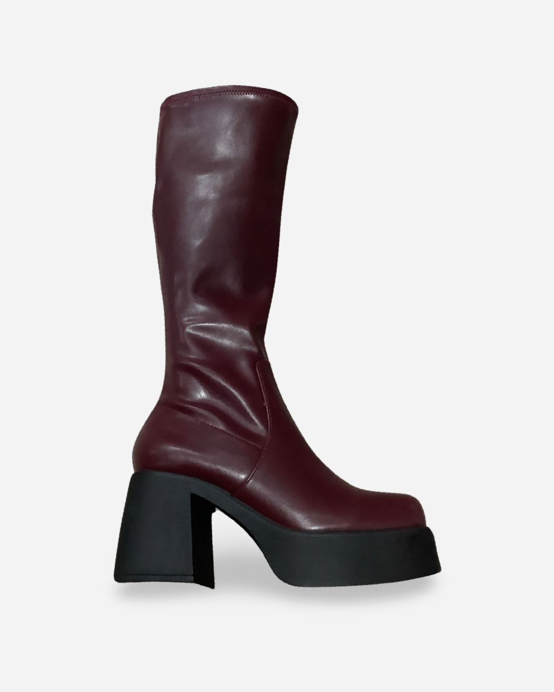 Soda Jezzi Stretch Knee High Platform Boot