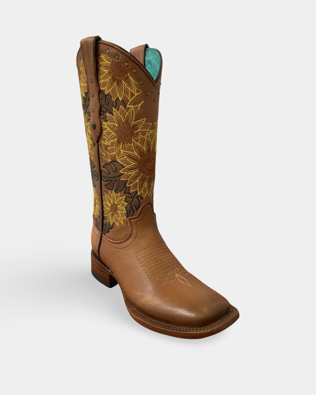 Quincy Q322GB5251 Honey Square Toe Western Boot On Sale*