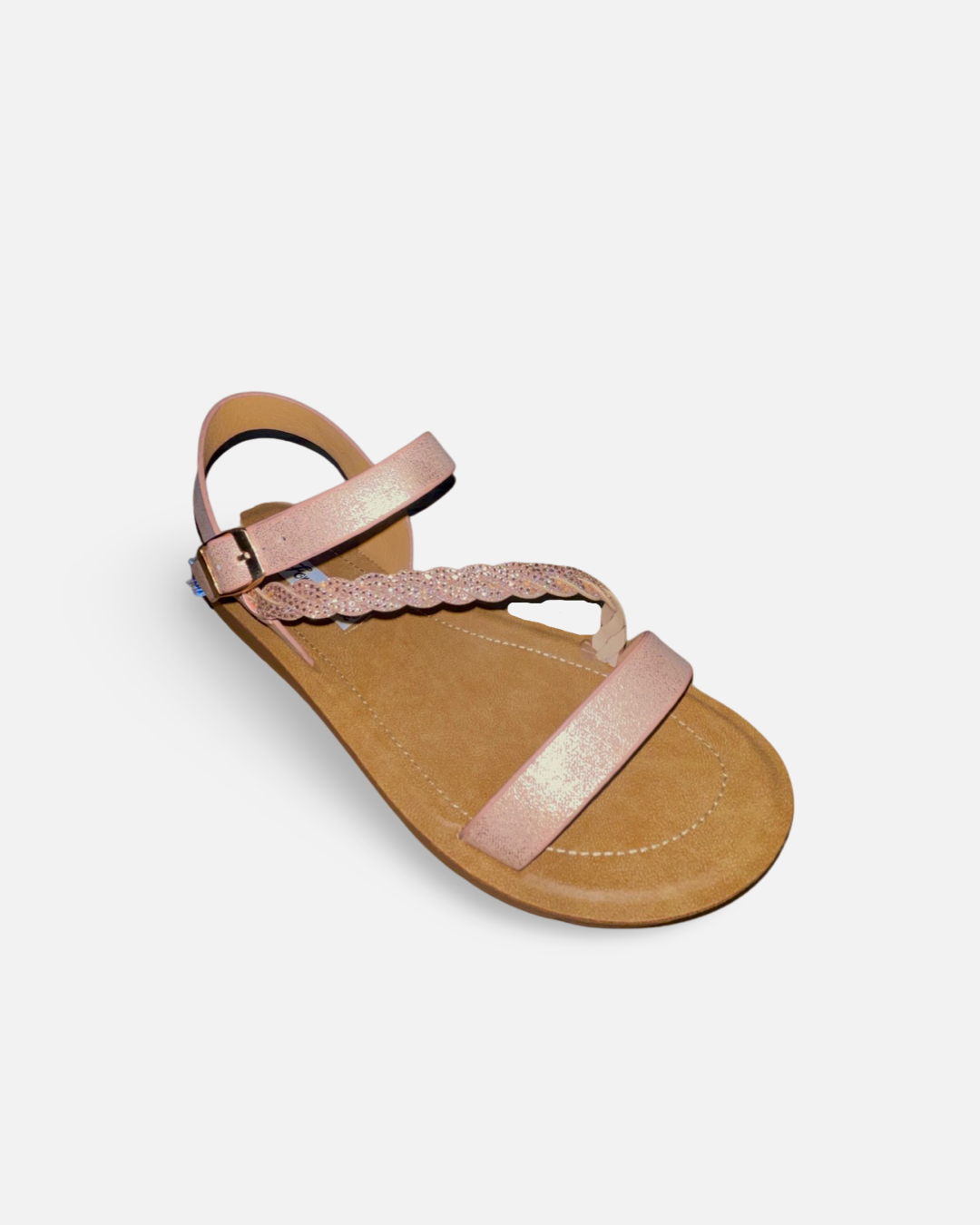Forever Reform Braid Rhinestone Sandal