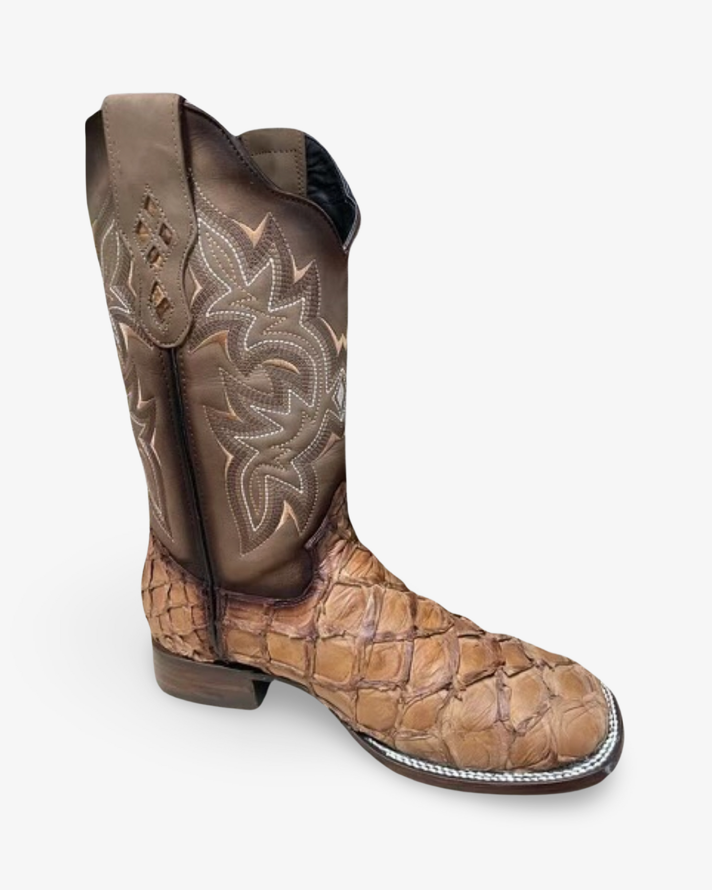 Arles Original Pirarucu Monster Fish Western Boot