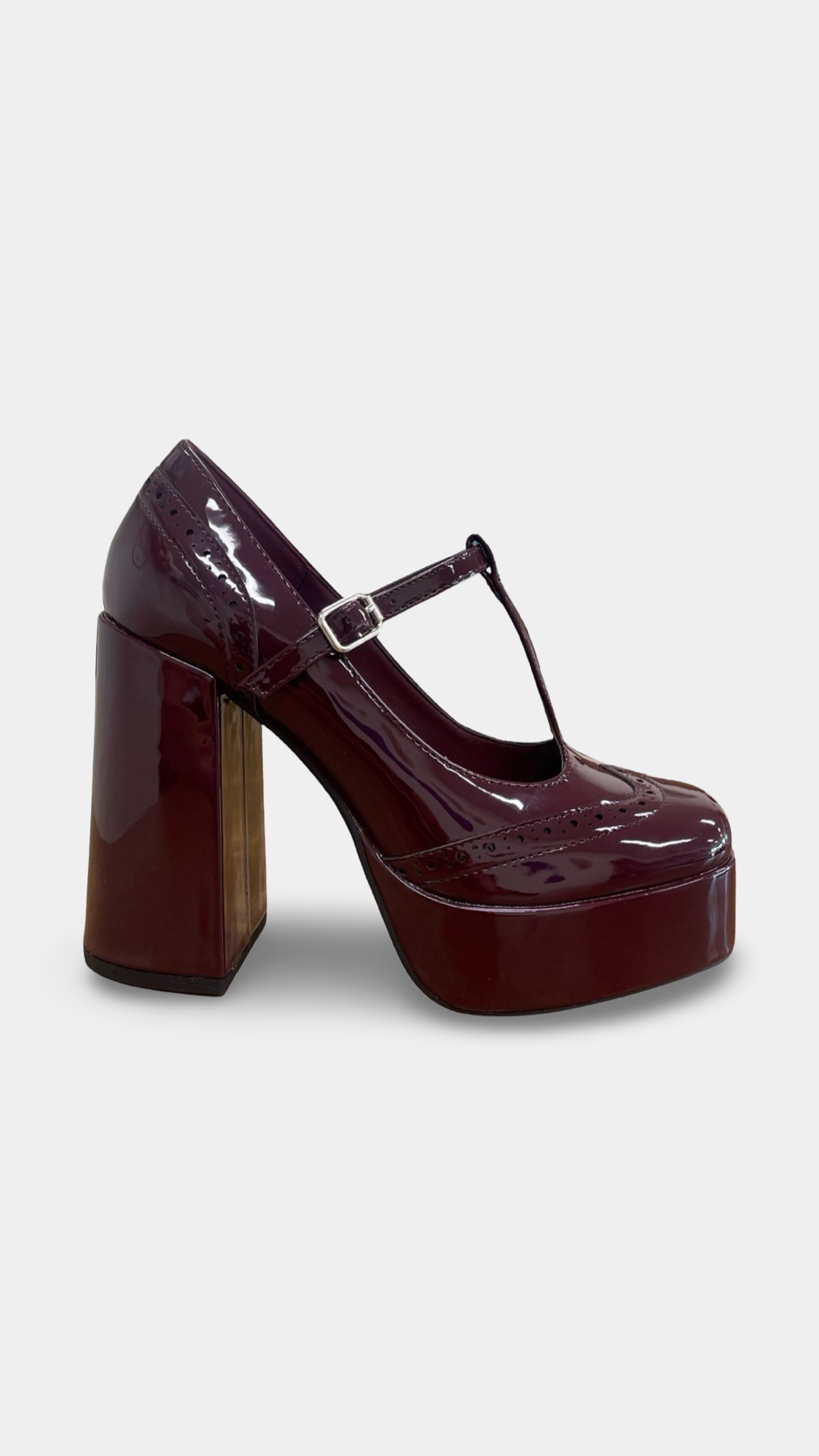 Delicious Nimble Mary Jane Platform Heel