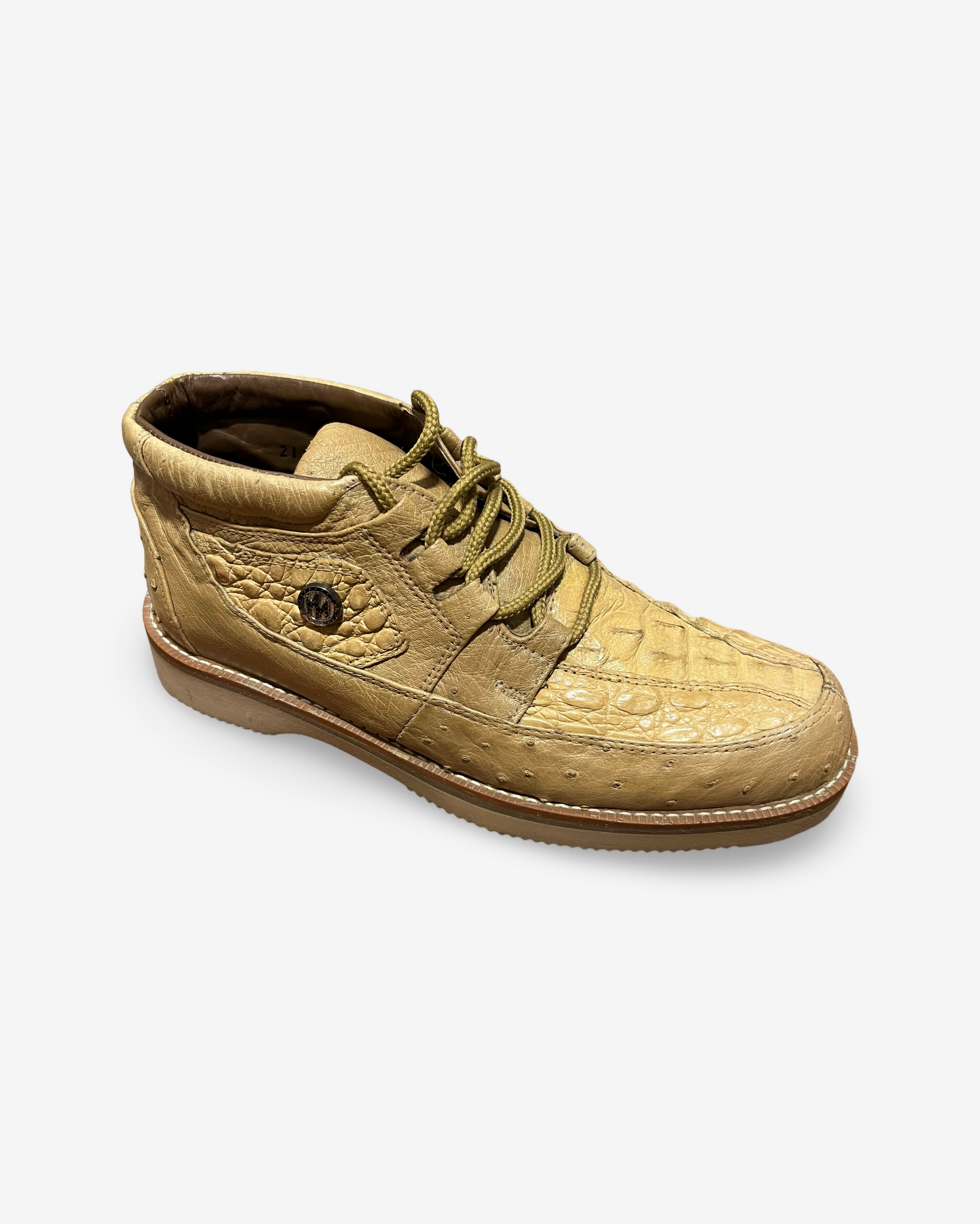Montana Ostrich/Cayman Exotic Shoes