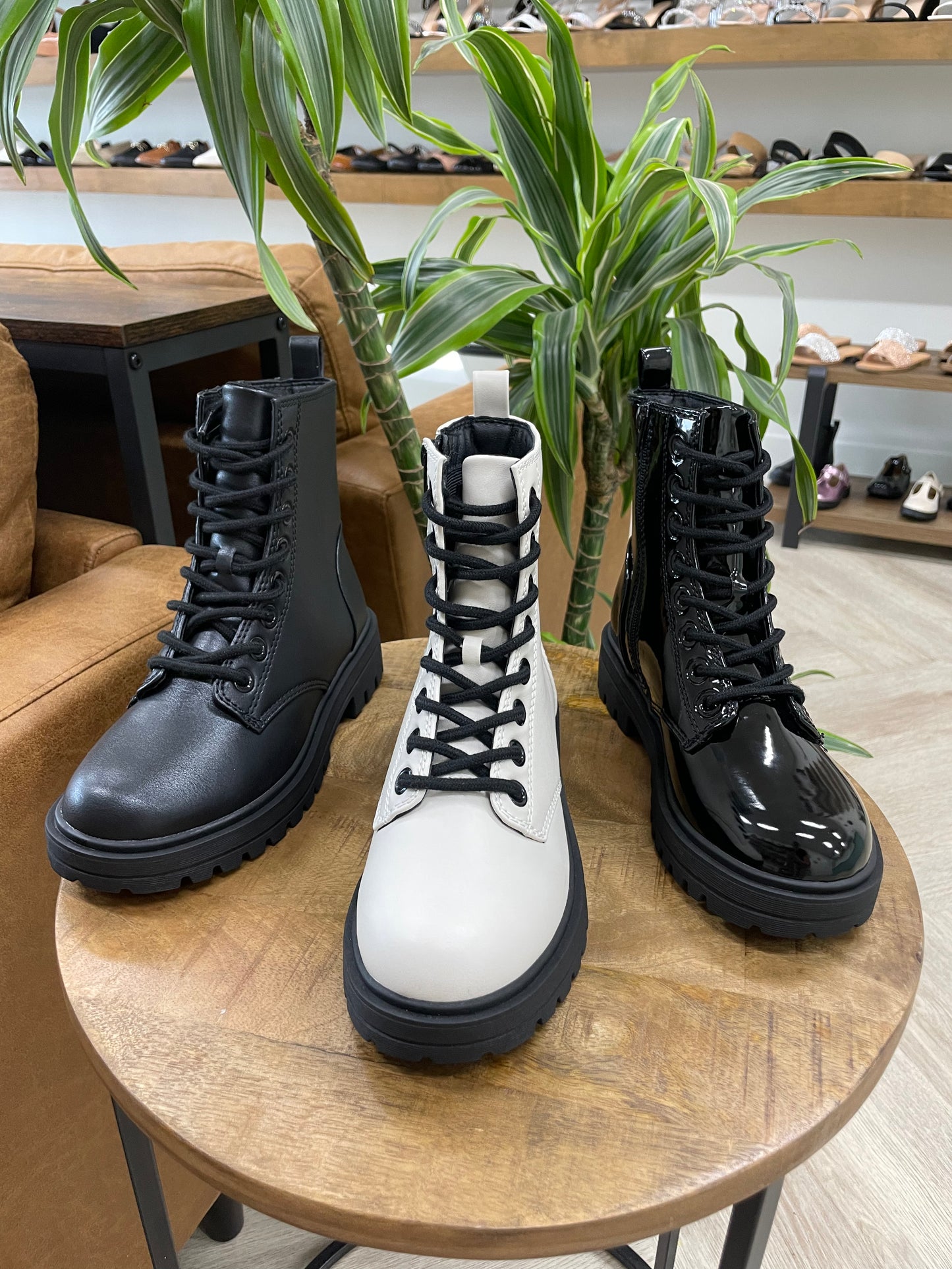 Soda Epsom Platform Combat Boot