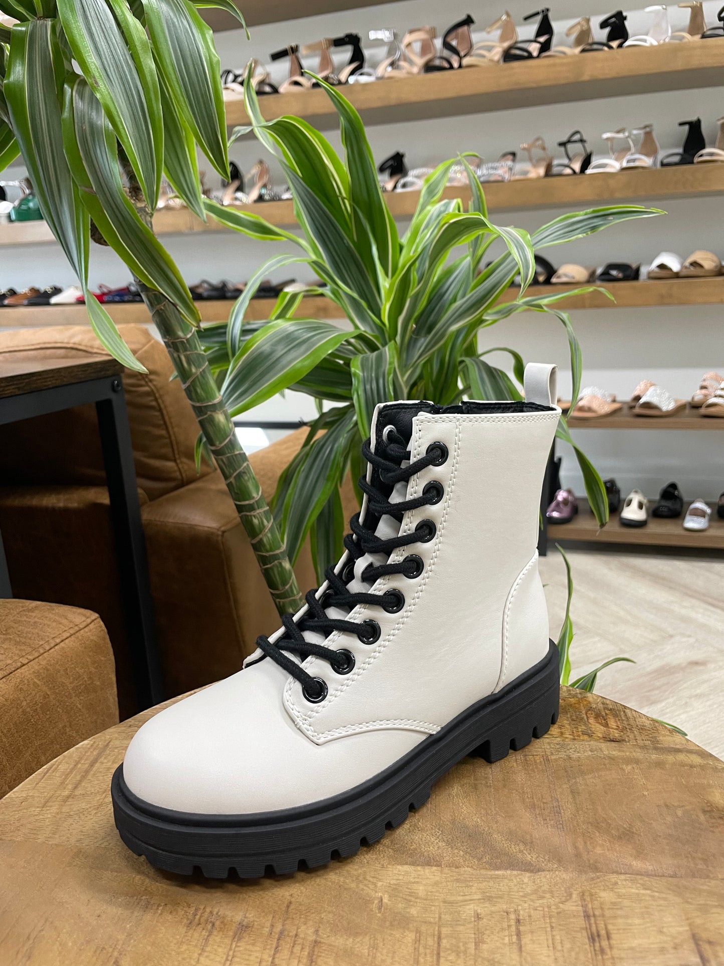 Soda Epsom Platform Combat Boot