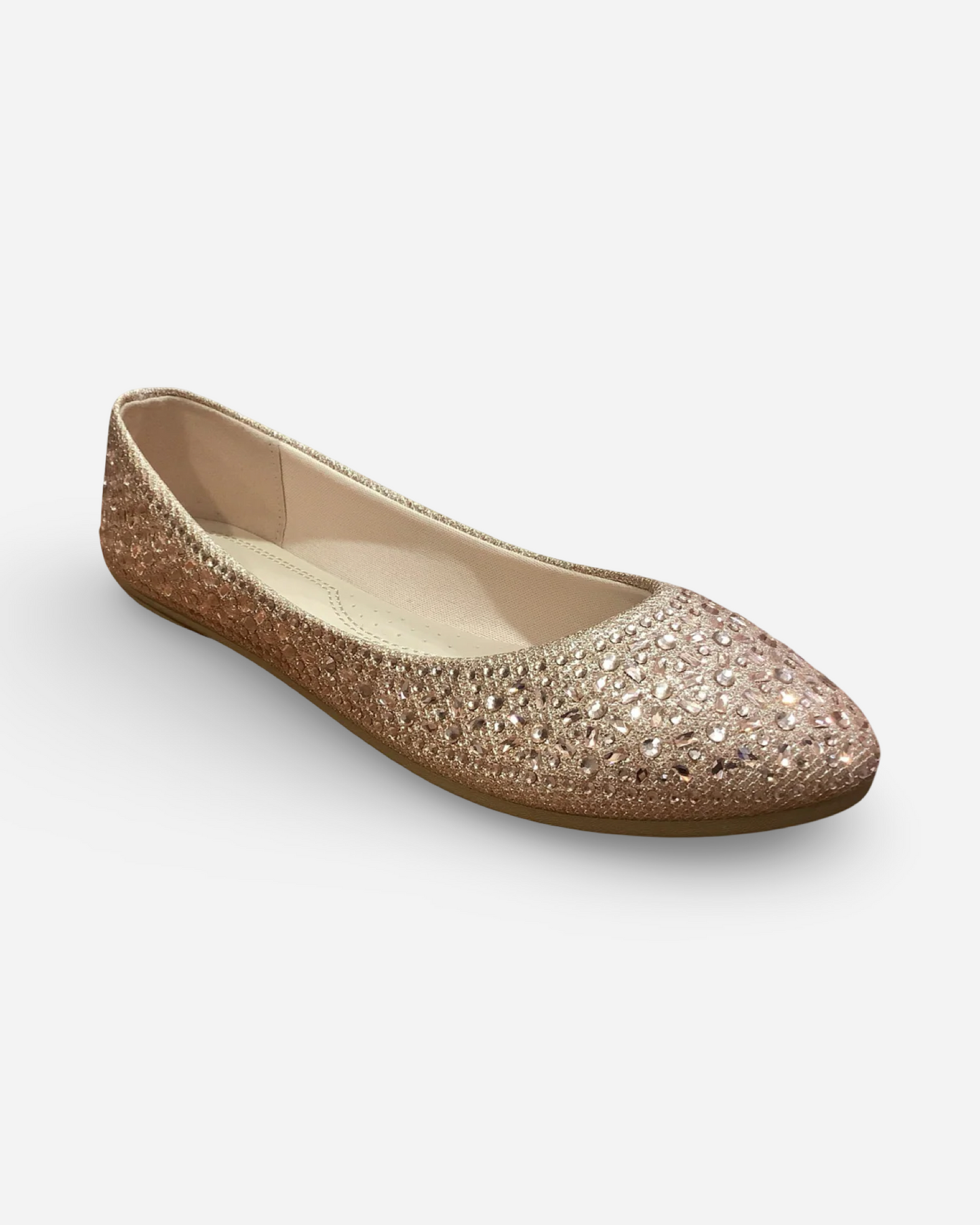 Forever Sabina Rhinestone Ballet Flats