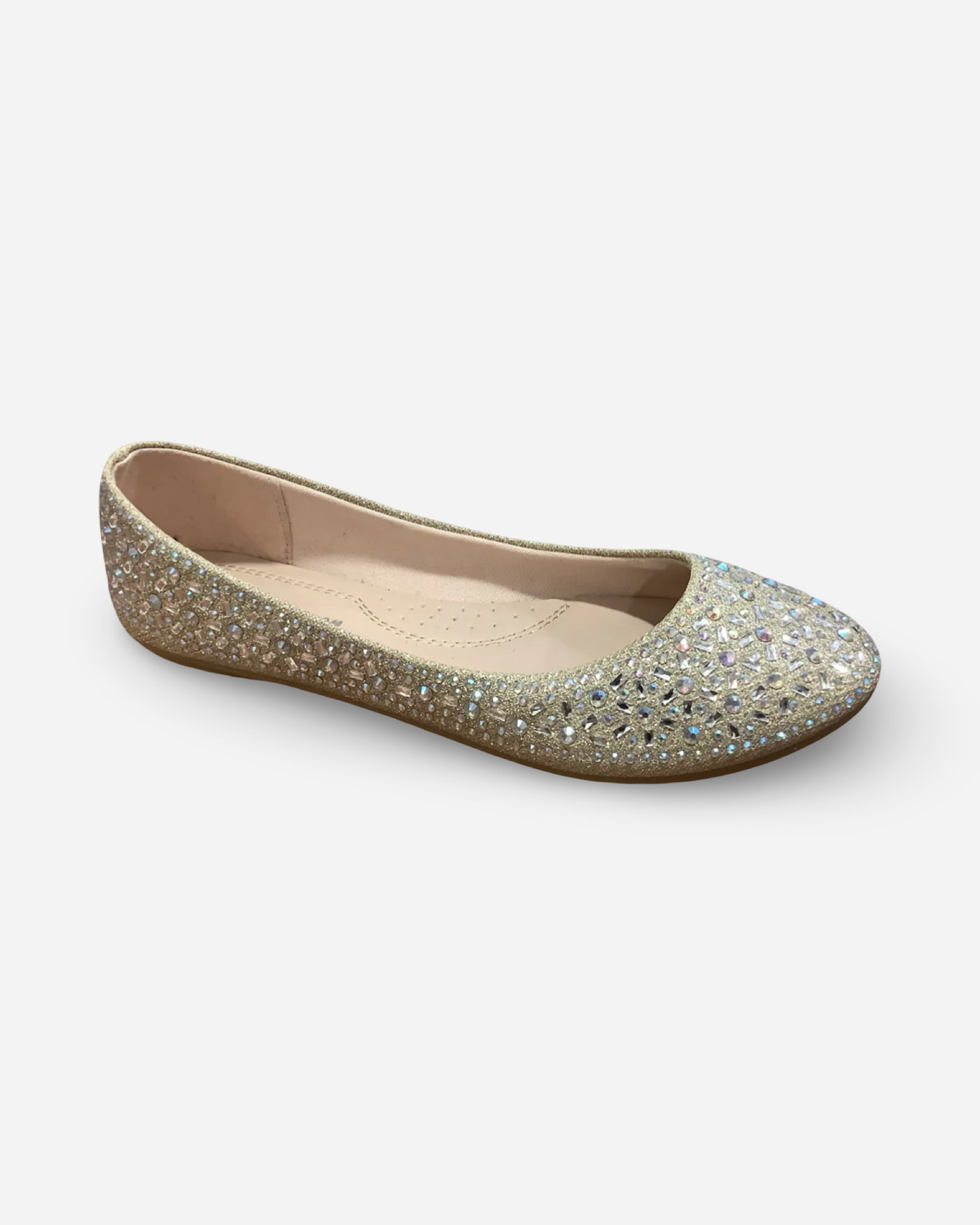 Forever Sabina Rhinestone Ballet Flats