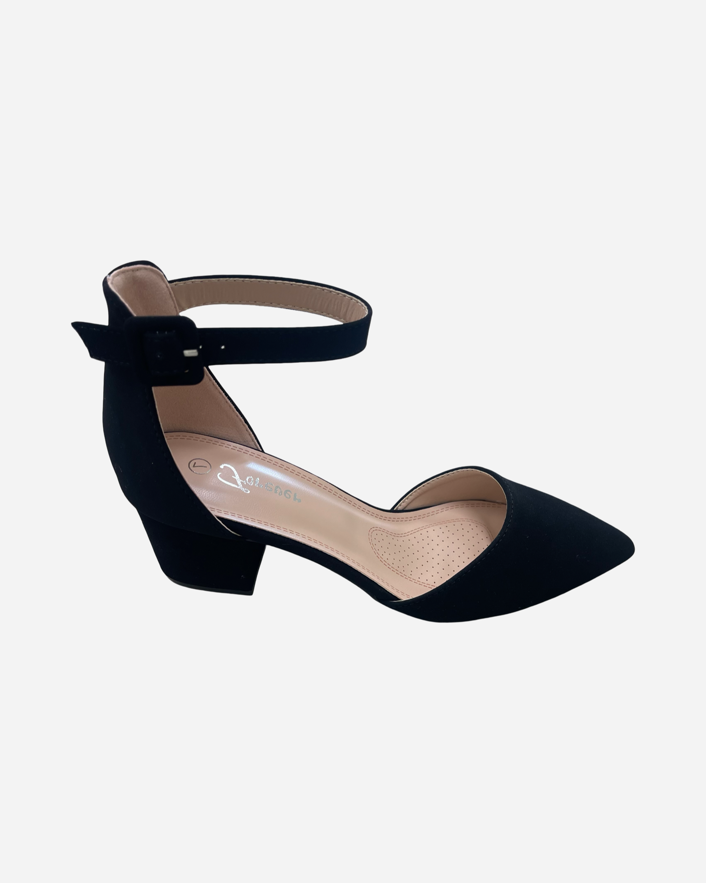 Forever Nataly Pointed Toe Low Block Heel