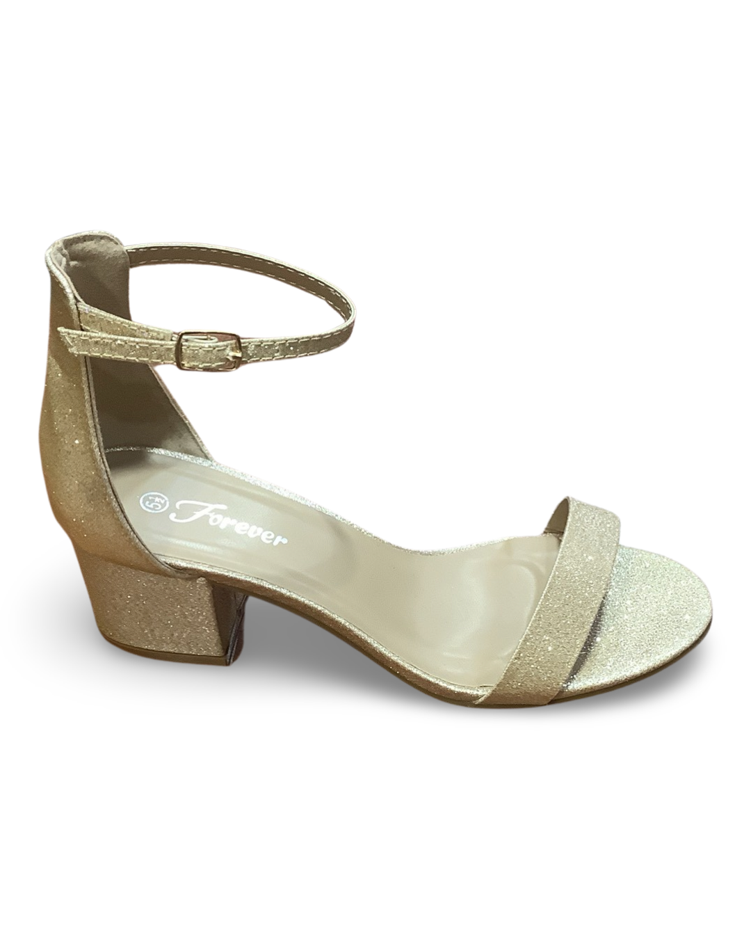 Forever Nataly Ankle Strap Block Heel