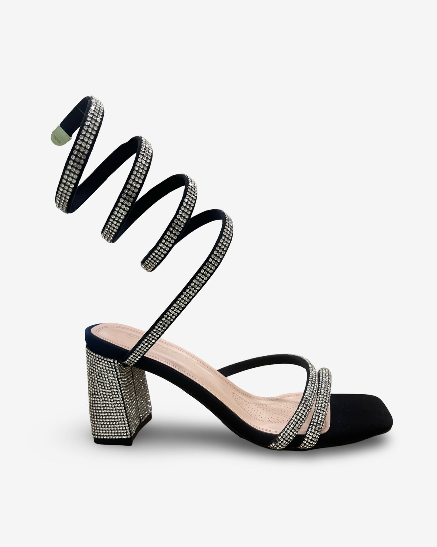 Forever Rodeo Rhinestone Lace Up Heel