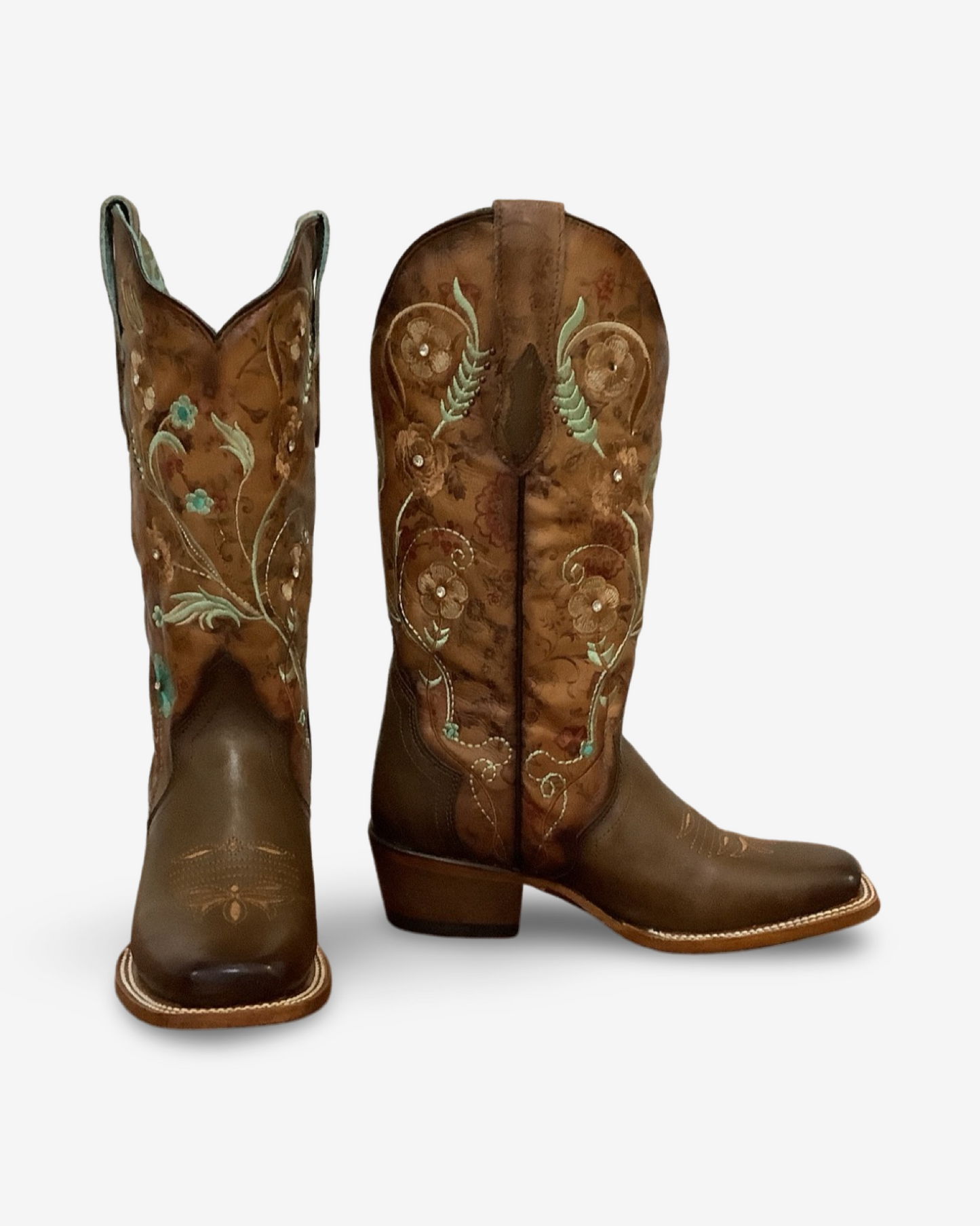 Arles Flower Western Boot