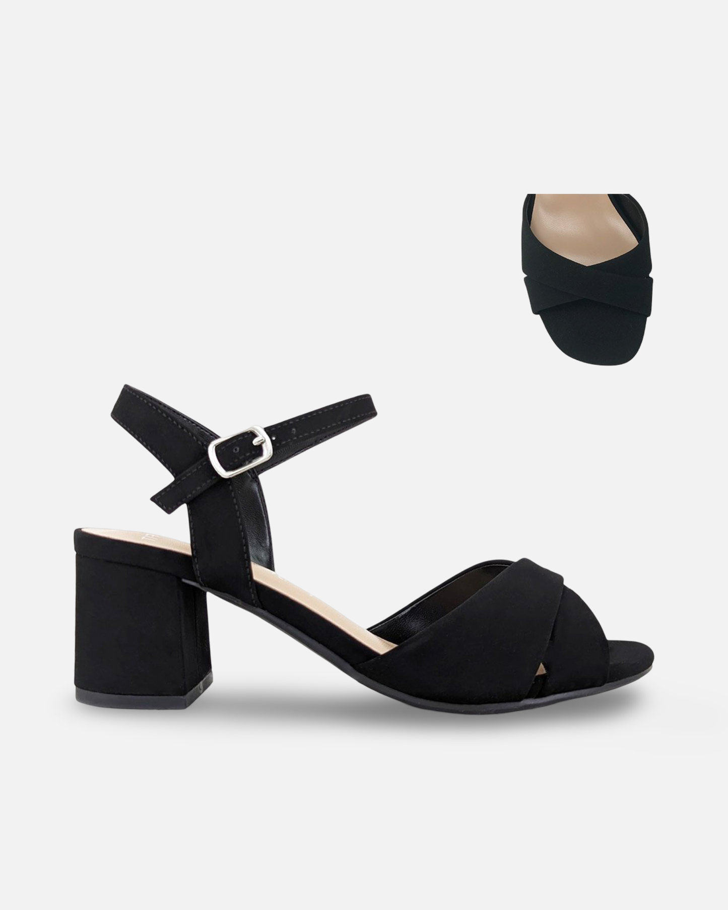 City Classified Mila Wide Fit Chunky Heel