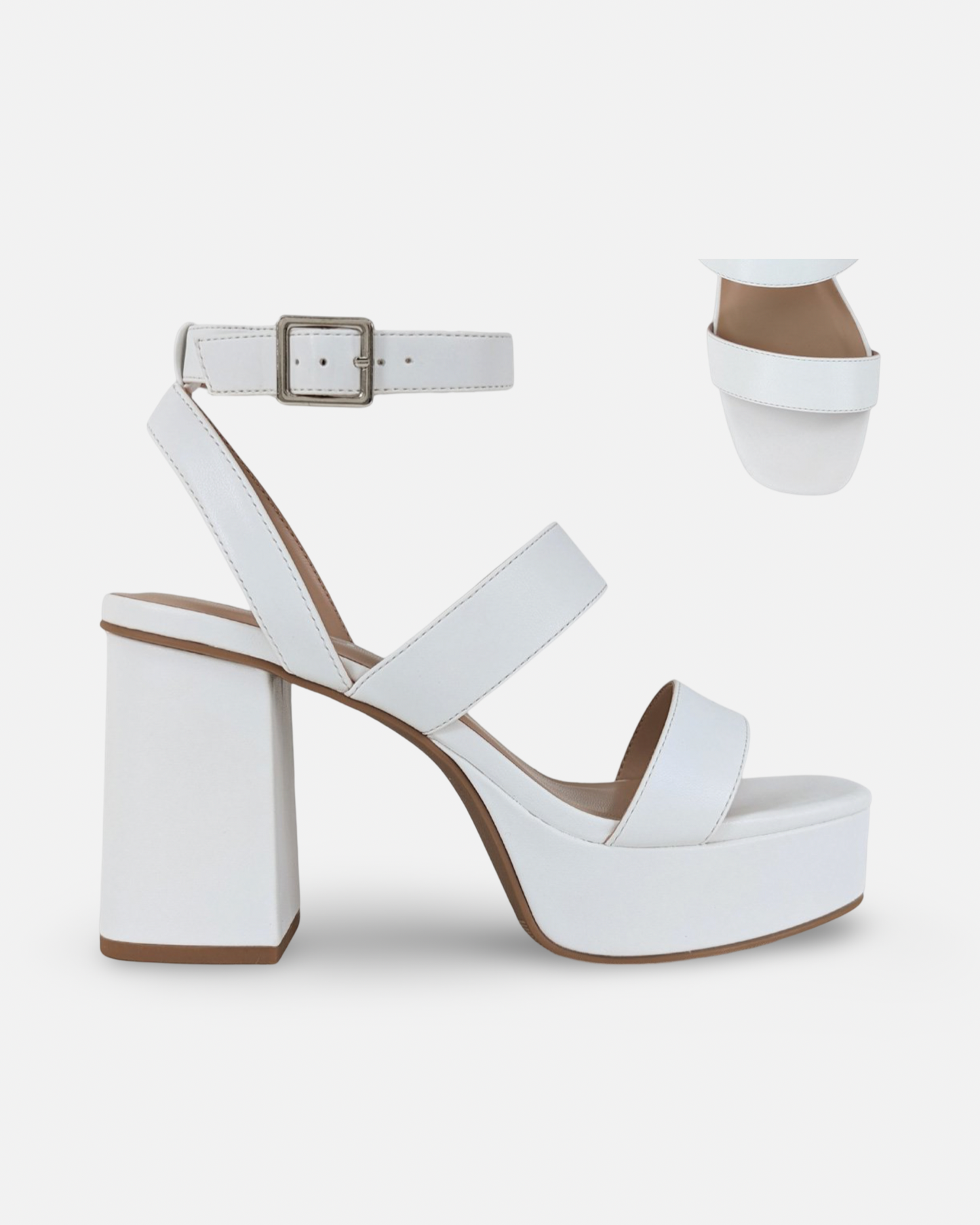 Soda Dudley Block Platform Heel