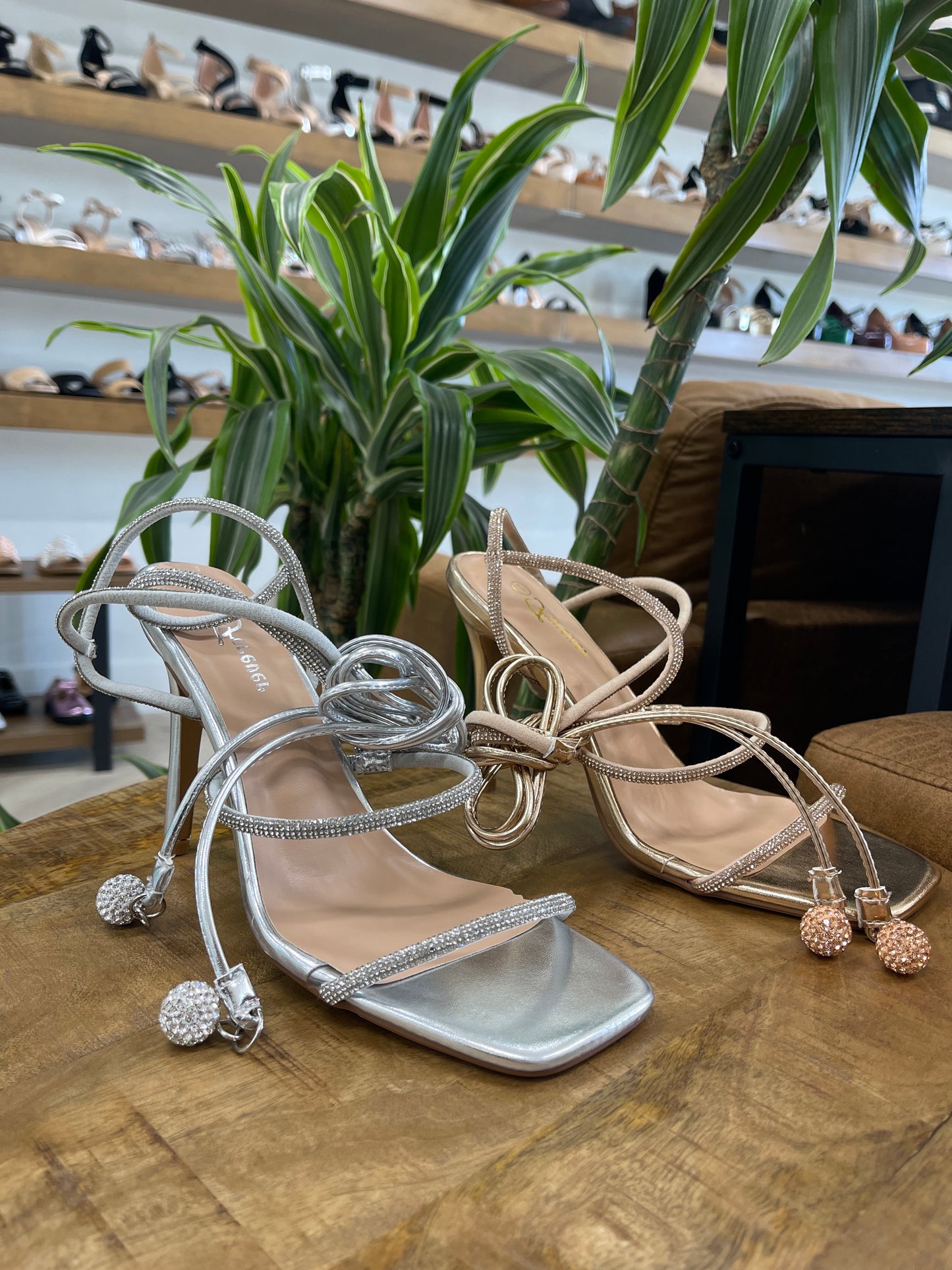 Forever Lace-Up Stiletto Heel