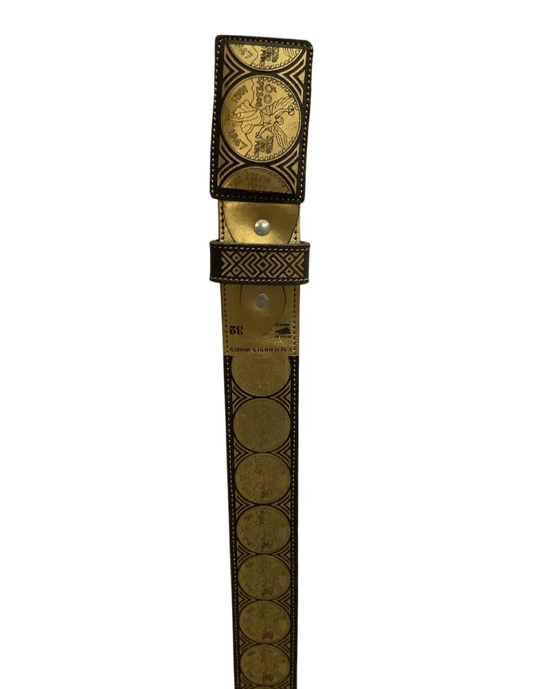 Chaparral Quemado Pintado Centenario Oro Belt