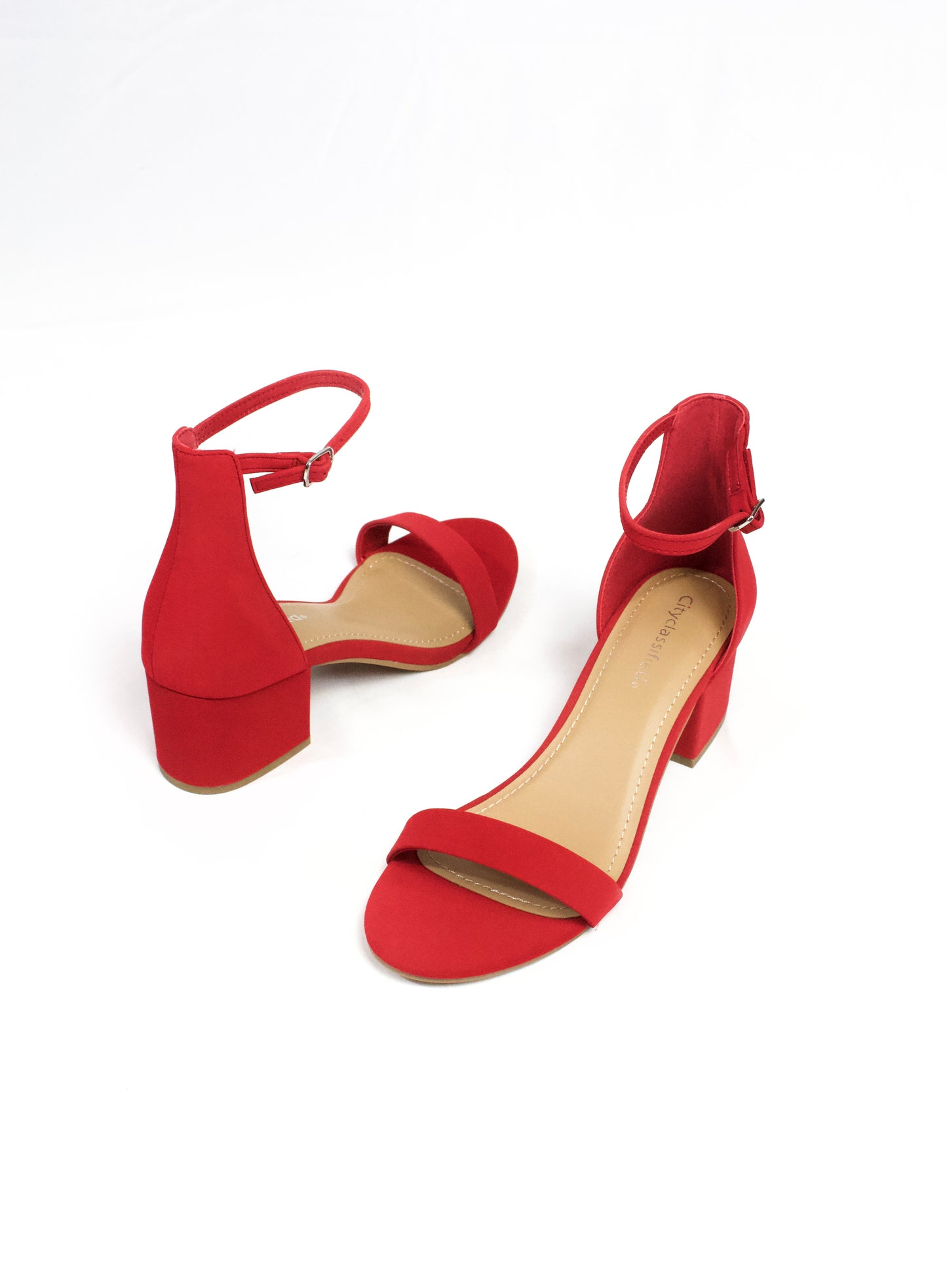 Cityclassified Weekend Ankle Strap Block Heel