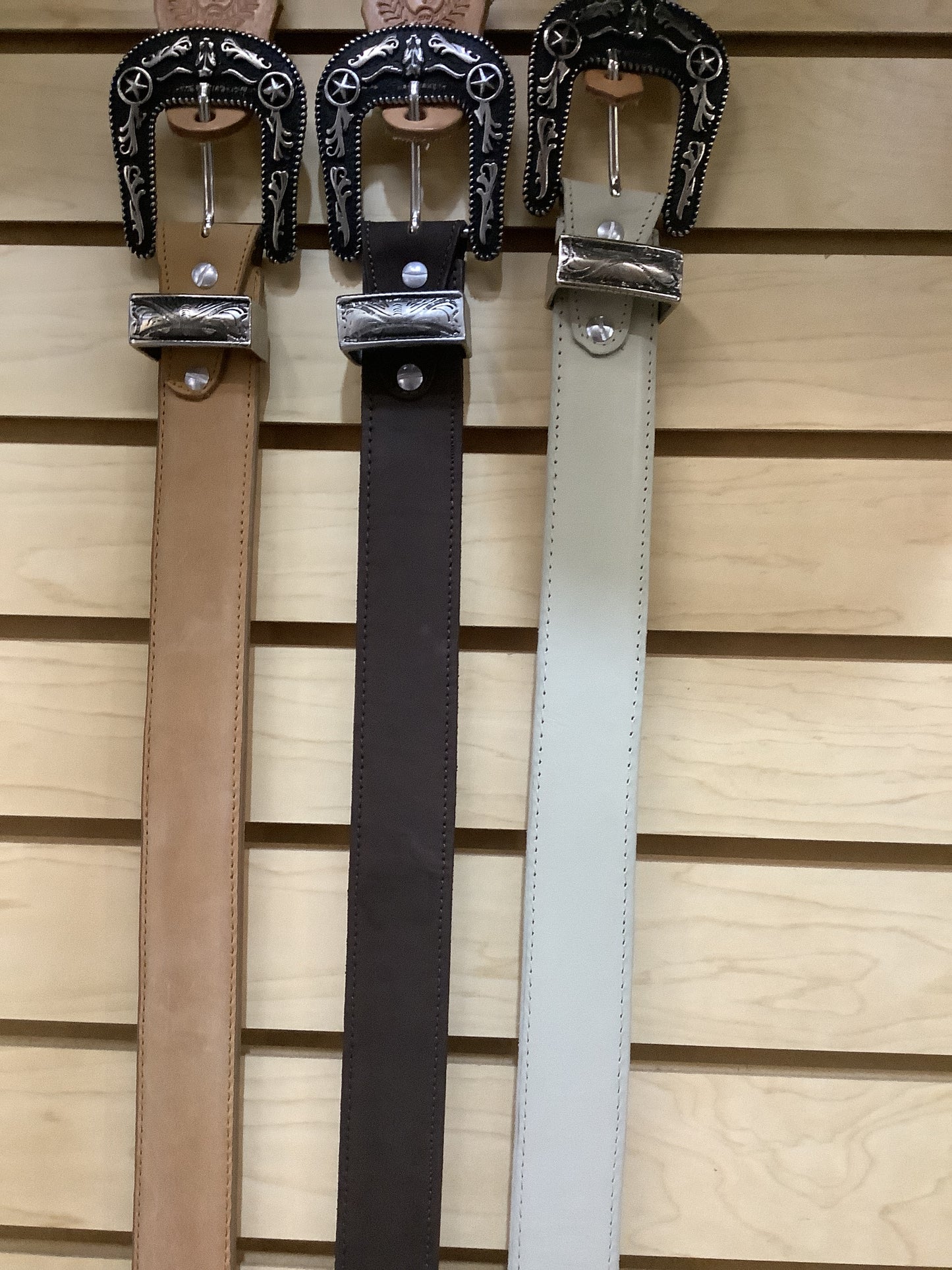 Chaparral Liso con Herrajes Leather Belt
