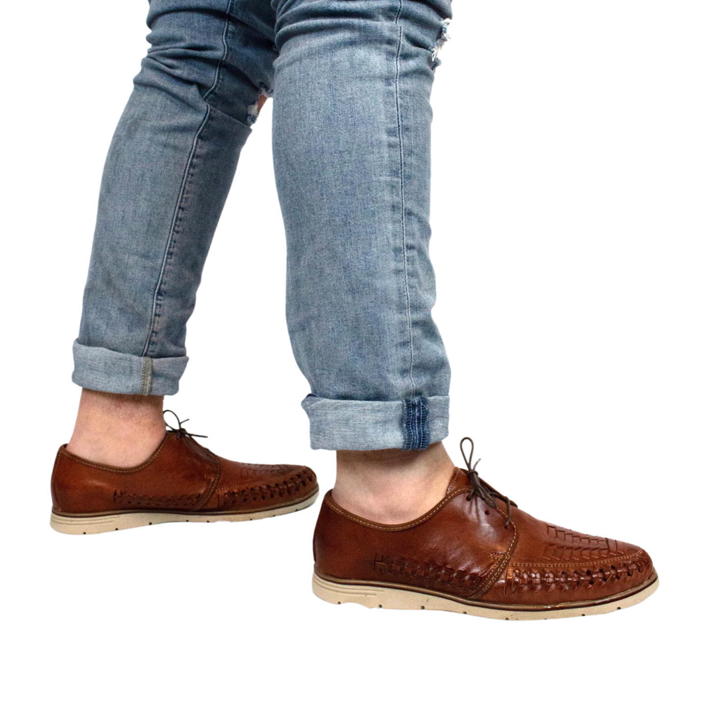 Arles Artisanal Leather Huarache Loafer
