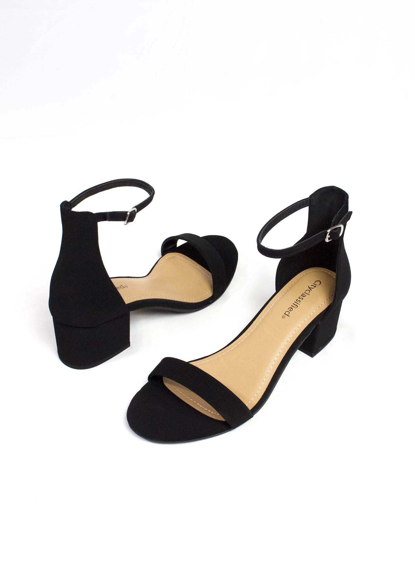 Cityclassified Weekend Ankle Strap Block Heel