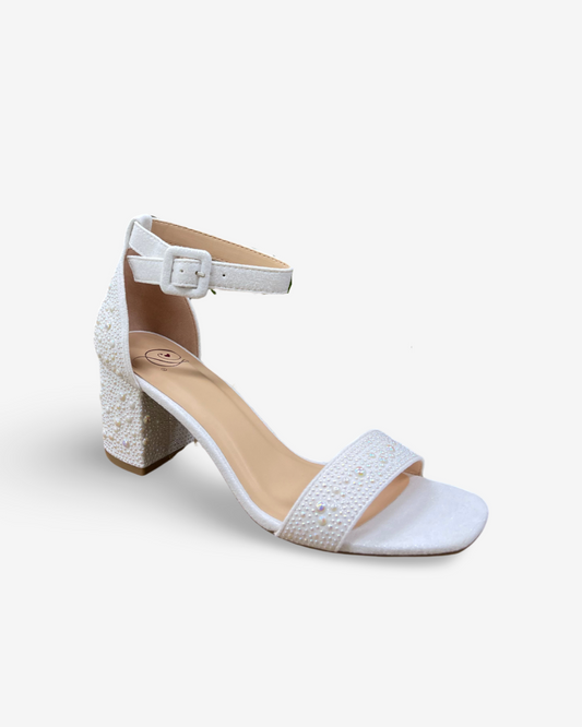 Delicious Crete Chunky Sparkly Heel