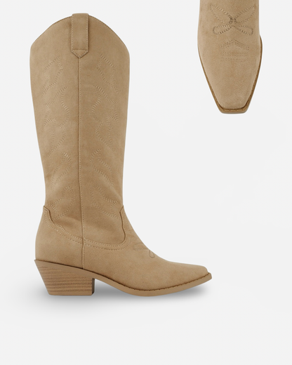 Soda Zahara High Western Boot