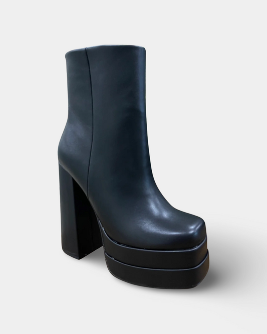 Soda Ferrero Double Platform Ankle Boot