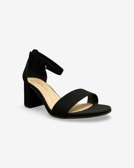 Soda Hallie Wide Fit Chunky Heel