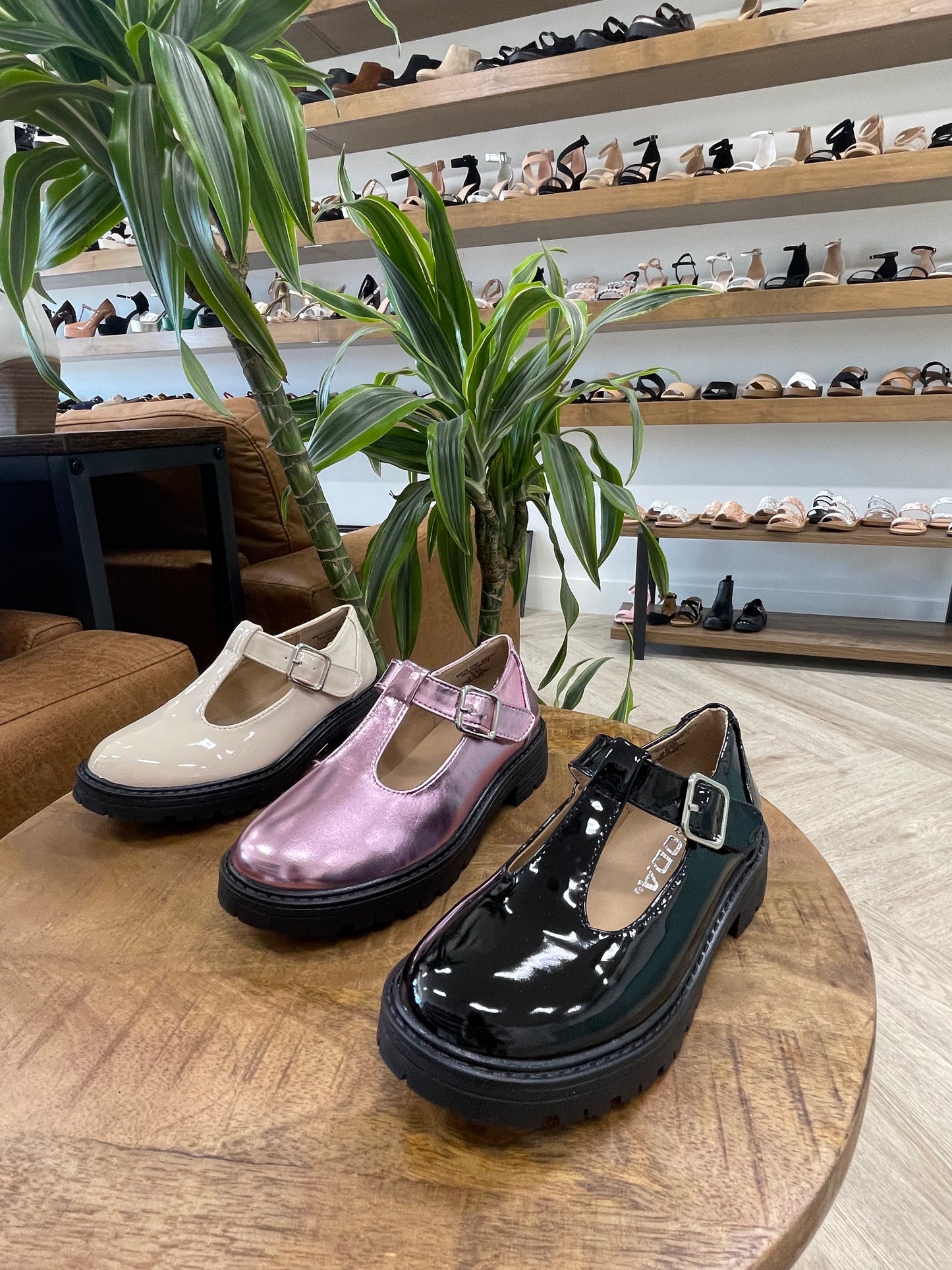 Soda Garny Kid Mary Jane Loafer