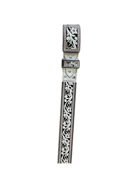 Chaparral Quemado Navajeado T con Guias Belt