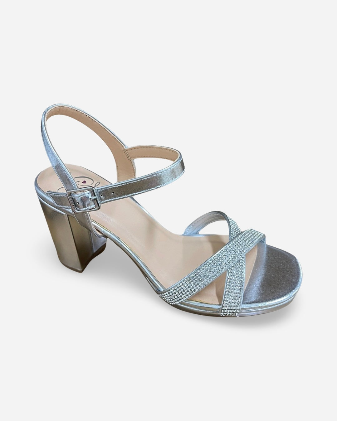 Delicious Fatima Rhinestone Platform Heel