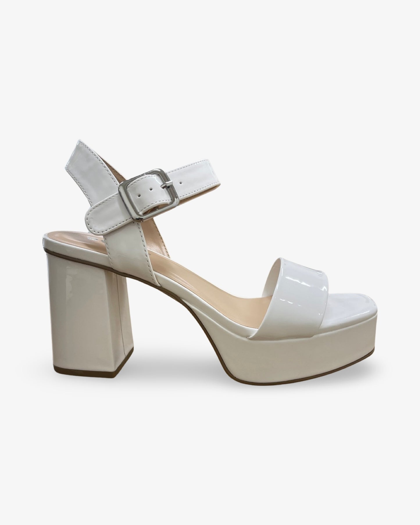 Soda Macey Block Platform Heel