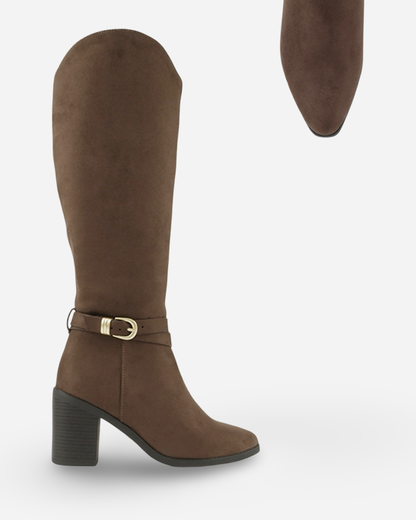 Soda Amelia Knee High Pointed Toe Boot